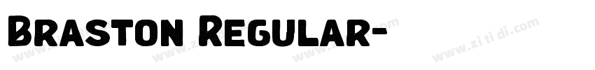 Braston Regular字体转换